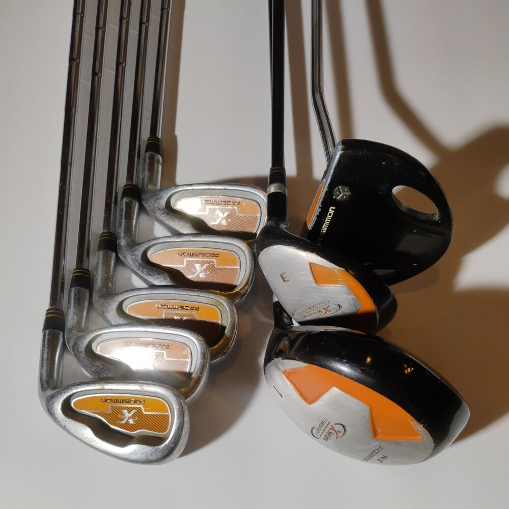 Prosimmon X Series Set 3,6,7,8,9,P, Putter, Titanium Matrix X Series Driver 1